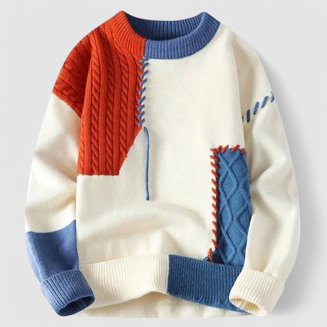 Léandre™ | Patchwork Sweater