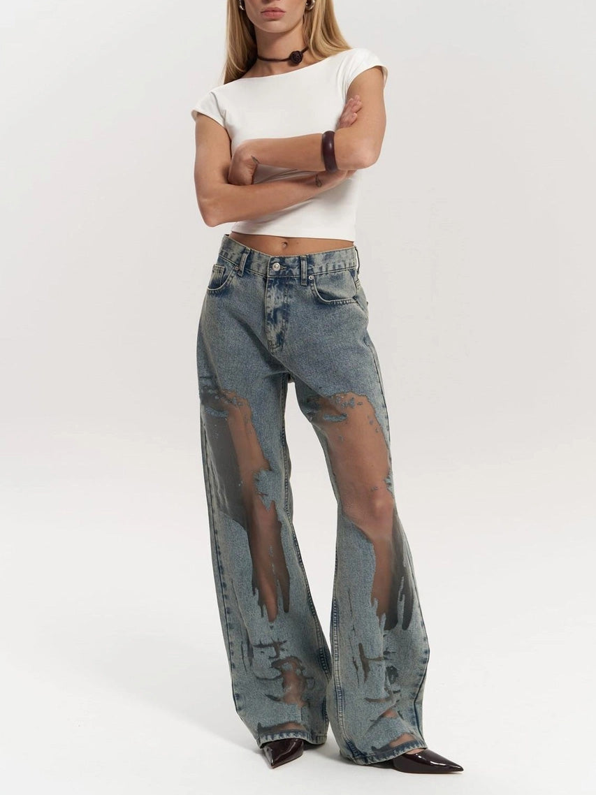 Nova Mesh™ | High-Waisted Jeans