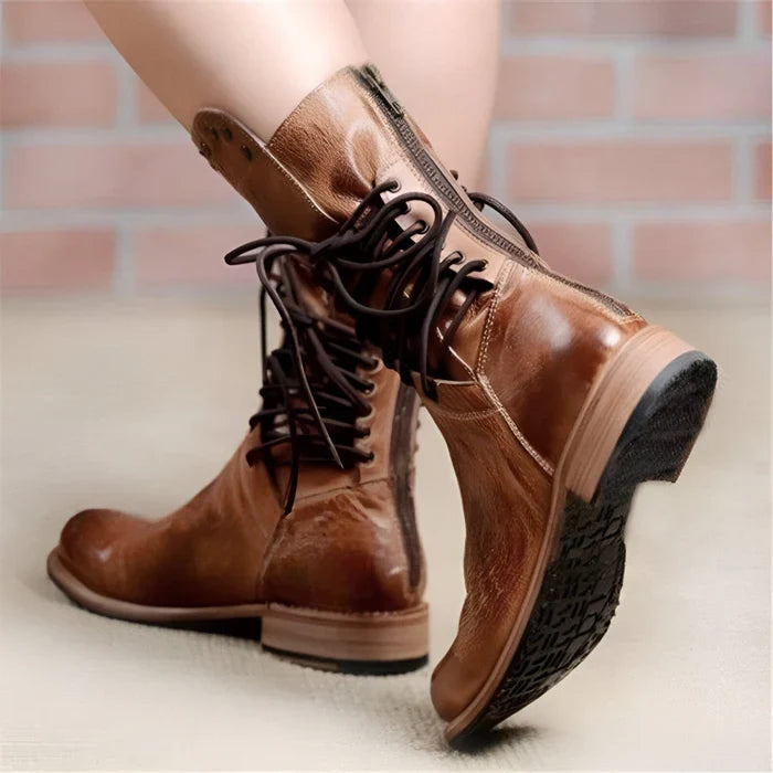 Odette™ | Stylish Lace-Up Boots