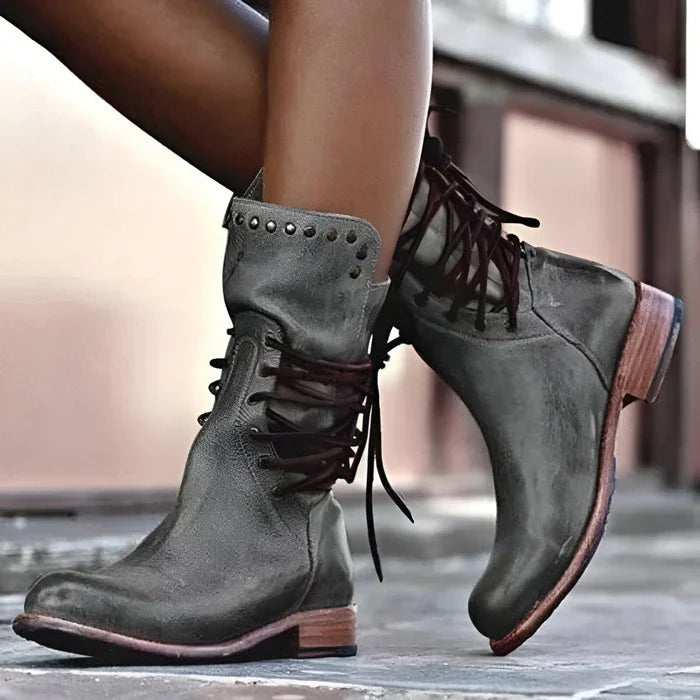 Odette™ | Stylish Lace-Up Boots